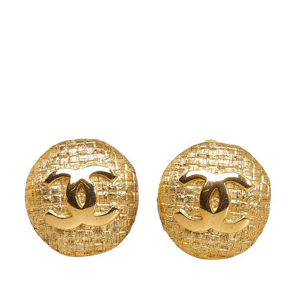 CHANEL Jewelry - CHANEL CC Clip-on Earrings Costume Earrings